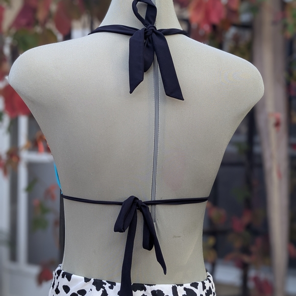 Adidas Blue and Black Bikini Top - Picture 5 of 11